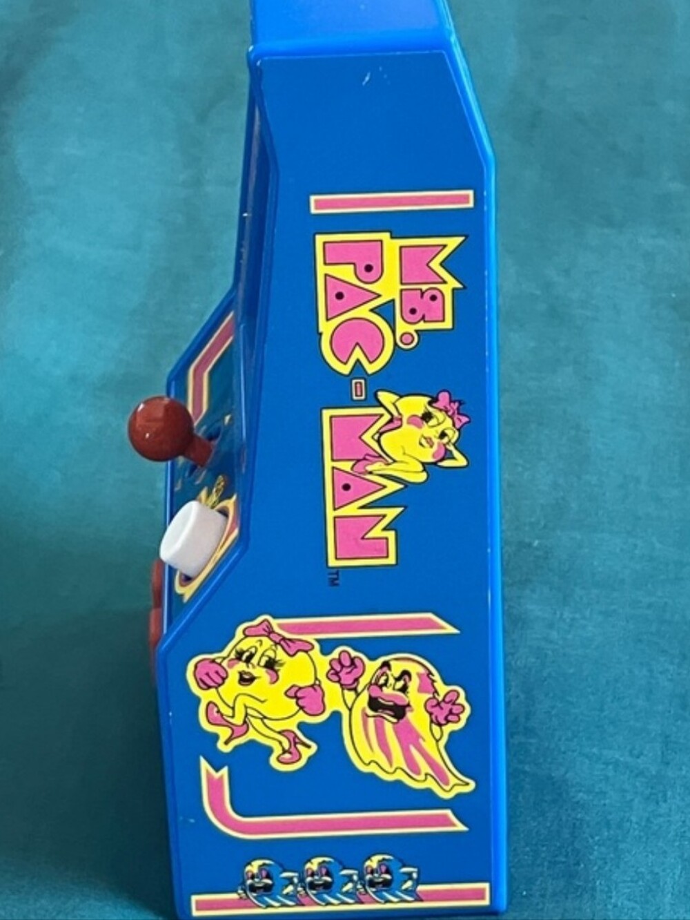 Basic Fun Arcade Classics Ms. Pac-Man Retro Mini Arcade Game Works Tested - Picture 5 of 7